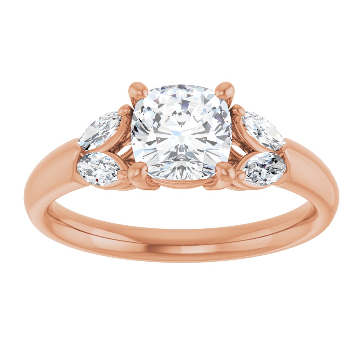 Accented Engagement Ring