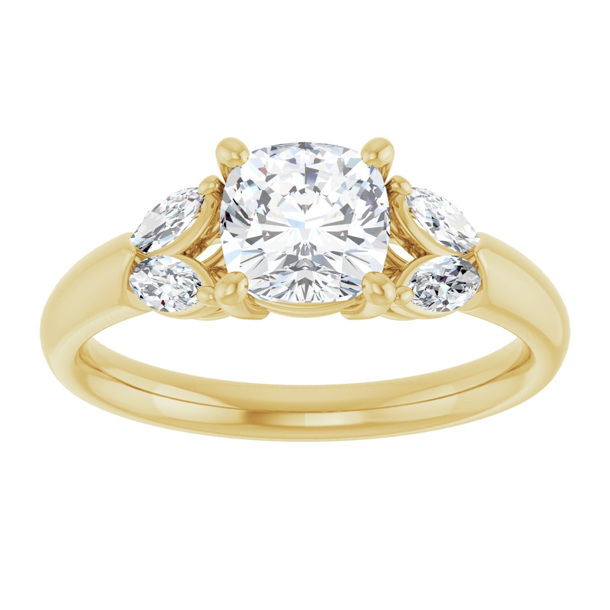 Accented Engagement Ring