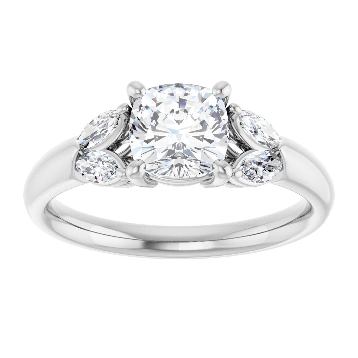 Accented Engagement Ring
