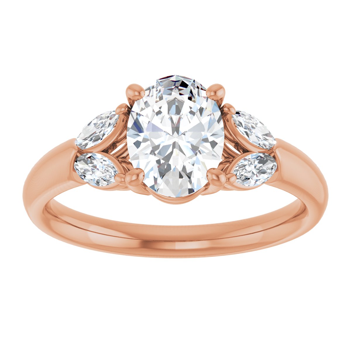 Accented Engagement Ring