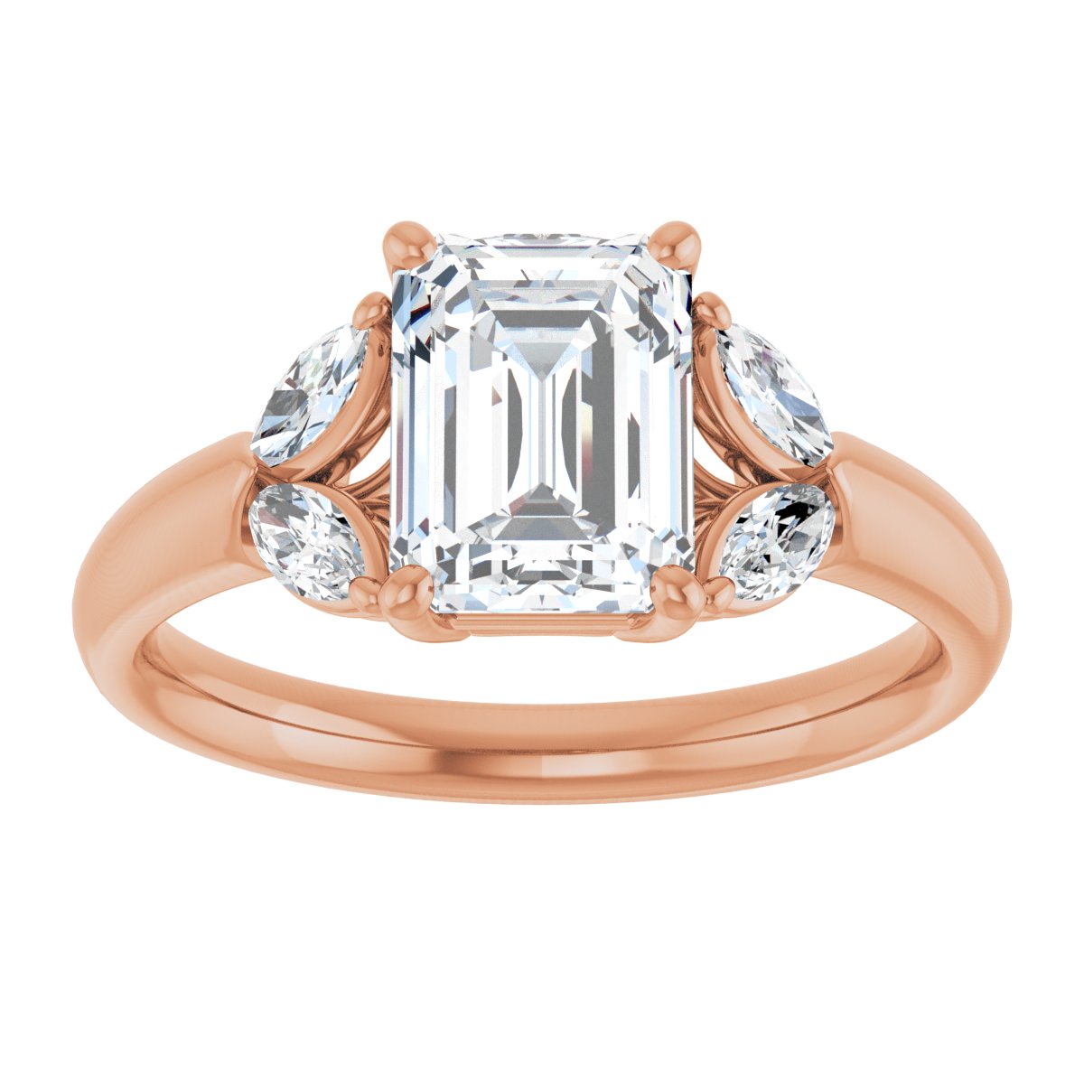 Accented Engagement Ring