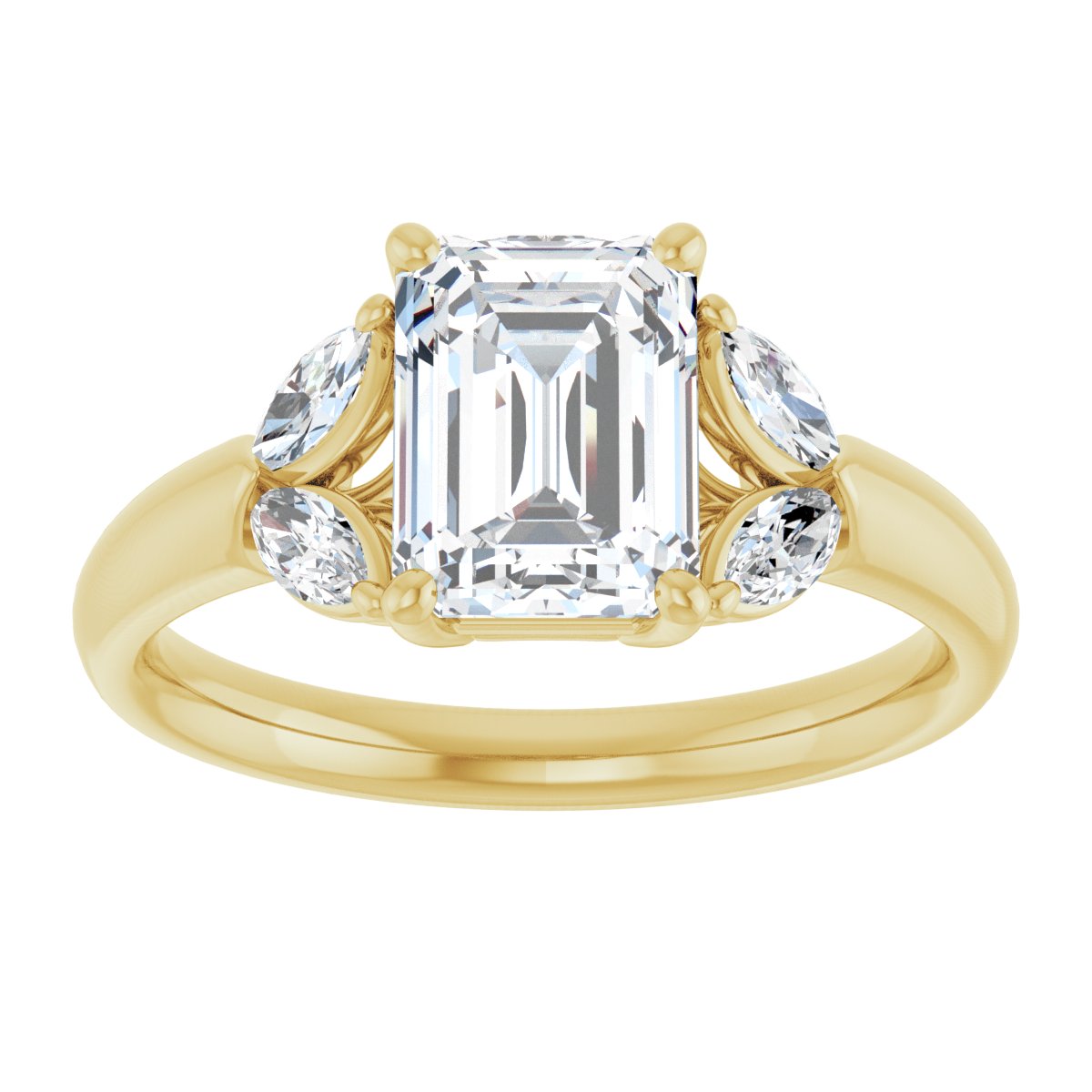 Accented Engagement Ring