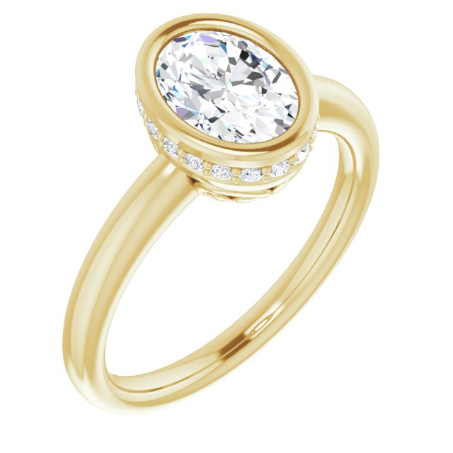 Bezel-Set Engagement Ring