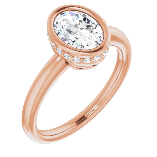 Bezel-Set Engagement Ring