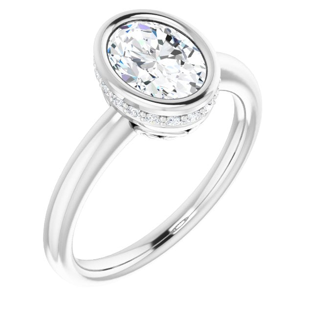 Bezel-Set Engagement Ring