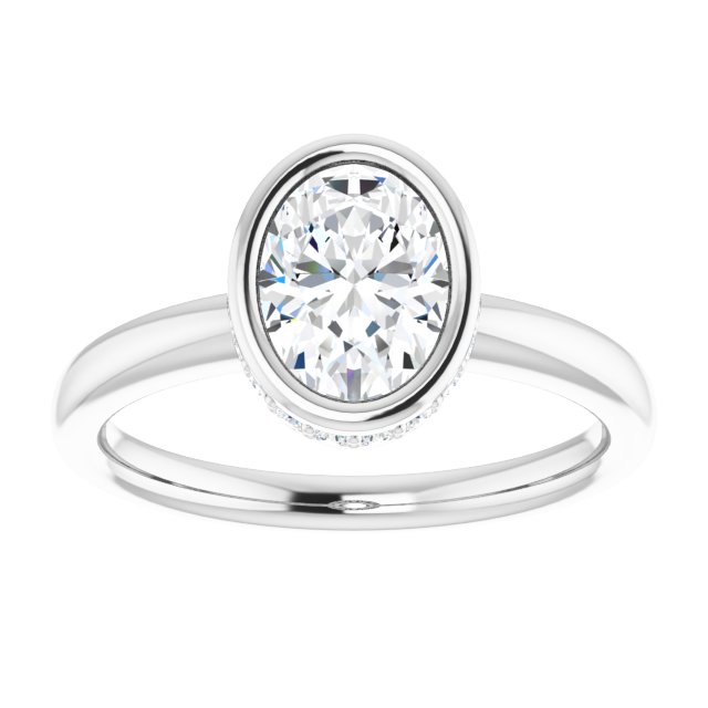 Bezel-Set Engagement Ring