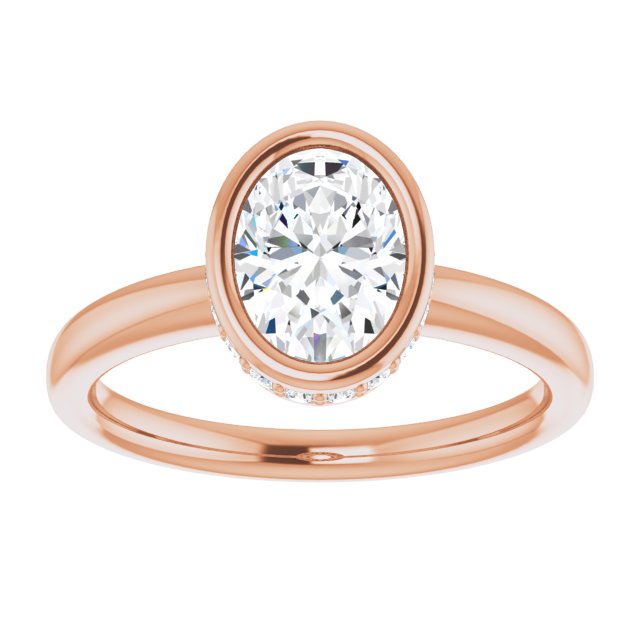 Bezel-Set Engagement Ring