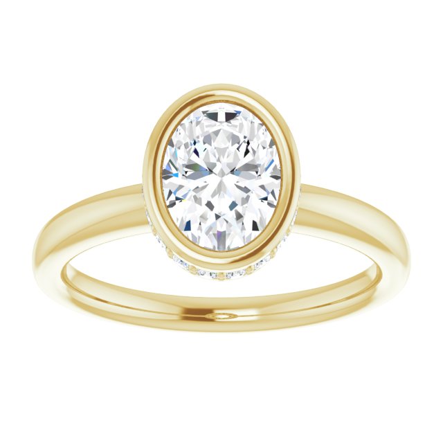 Bezel-Set Engagement Ring