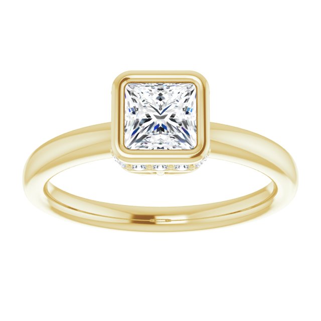 Bezel-Set Engagement Ring