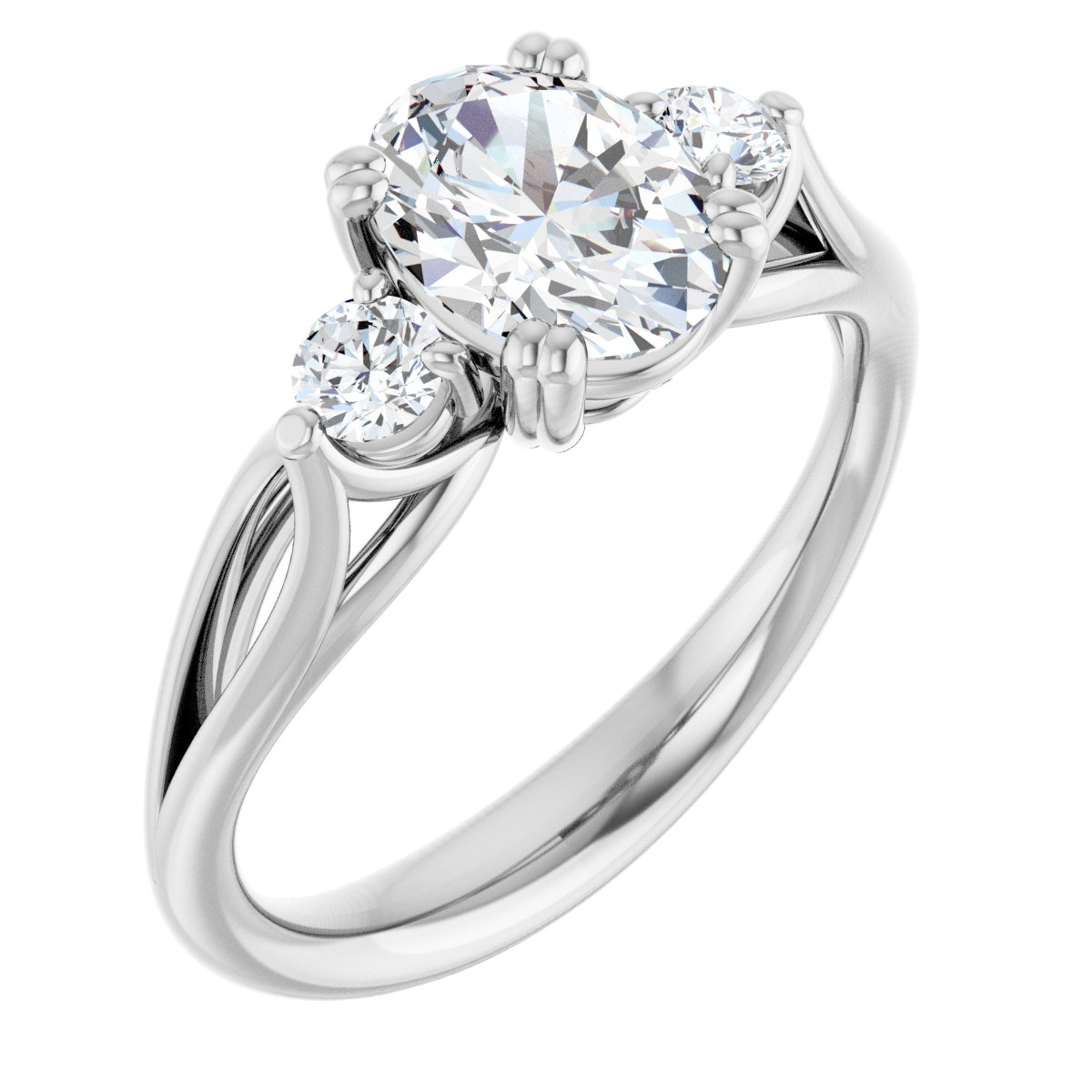 Three-Stone Engagement Ring