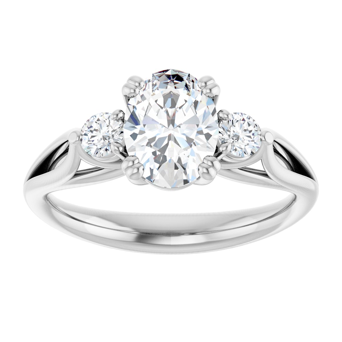 Three-Stone Engagement Ring