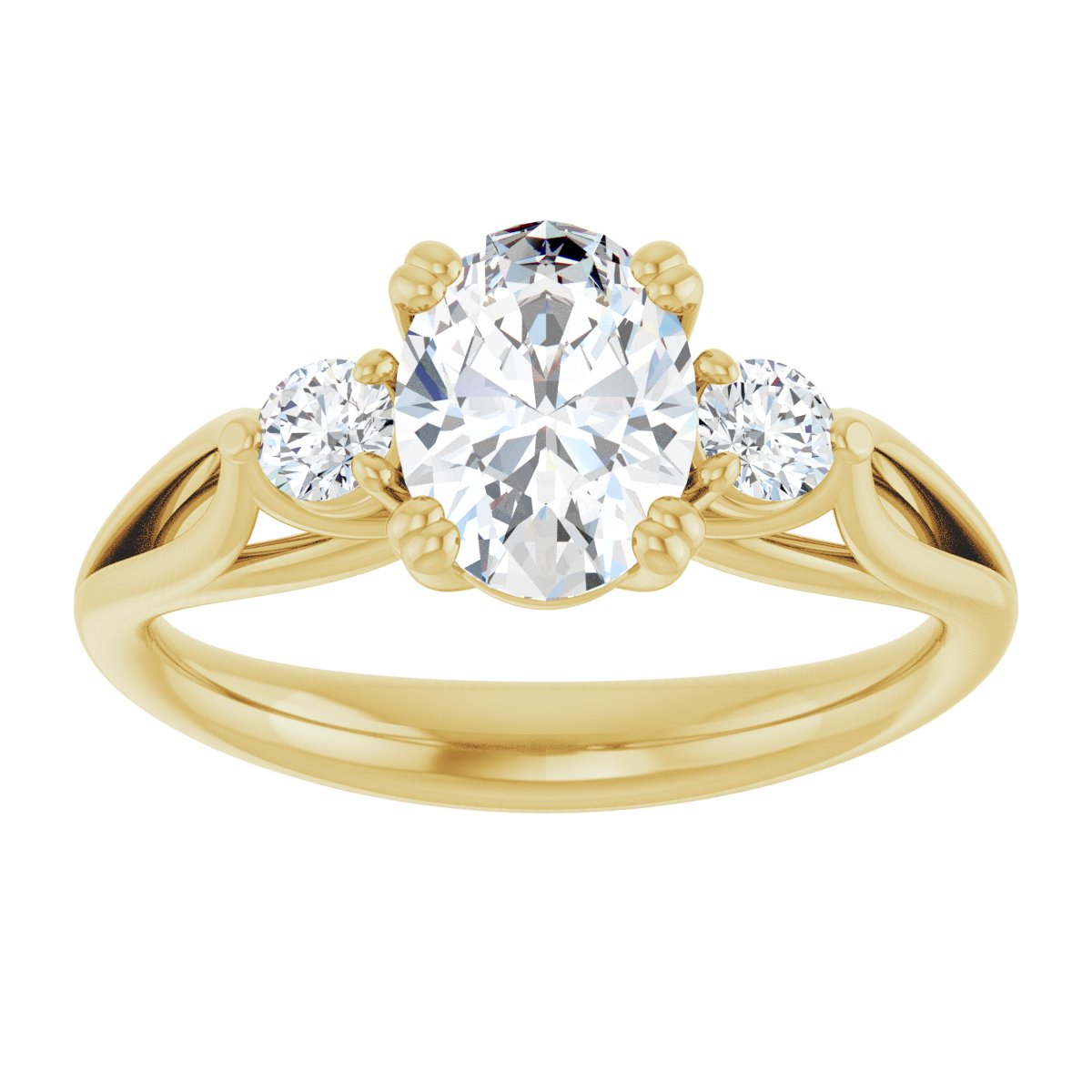 Three-Stone Engagement Ring