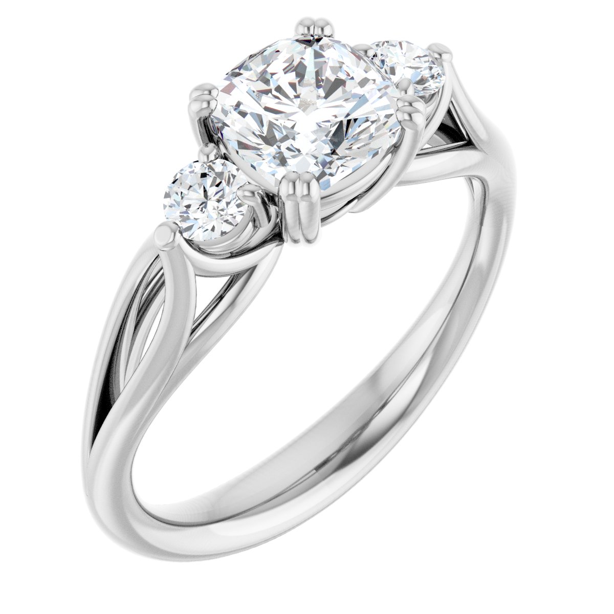 Three-Stone Engagement Ring