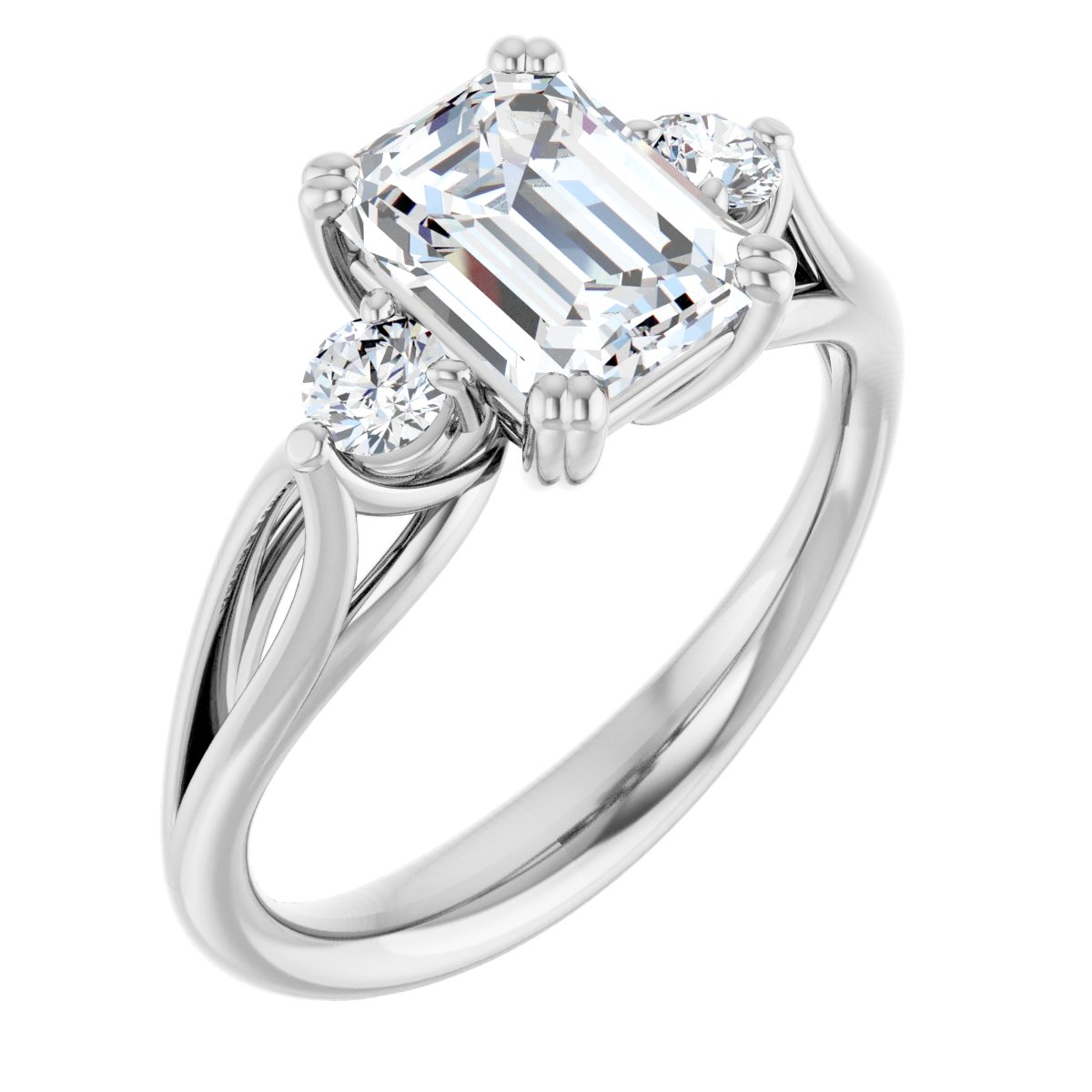 Three-Stone Engagement Ring