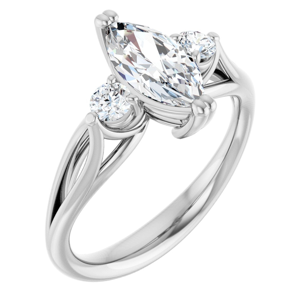 Three-Stone Engagement Ring