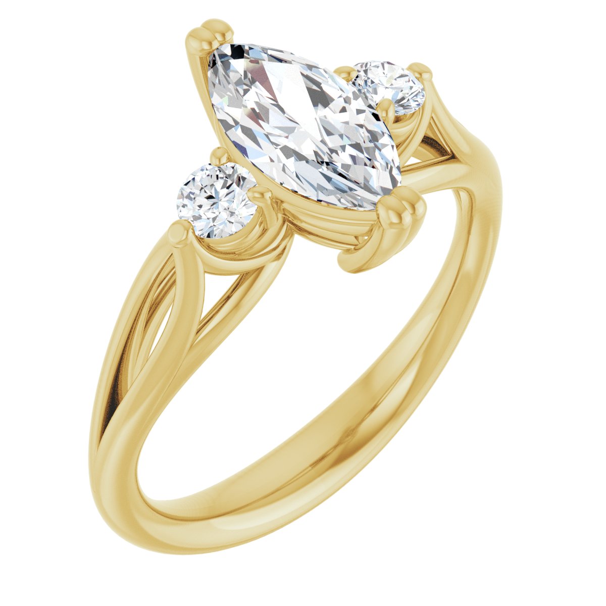 Three-Stone Engagement Ring