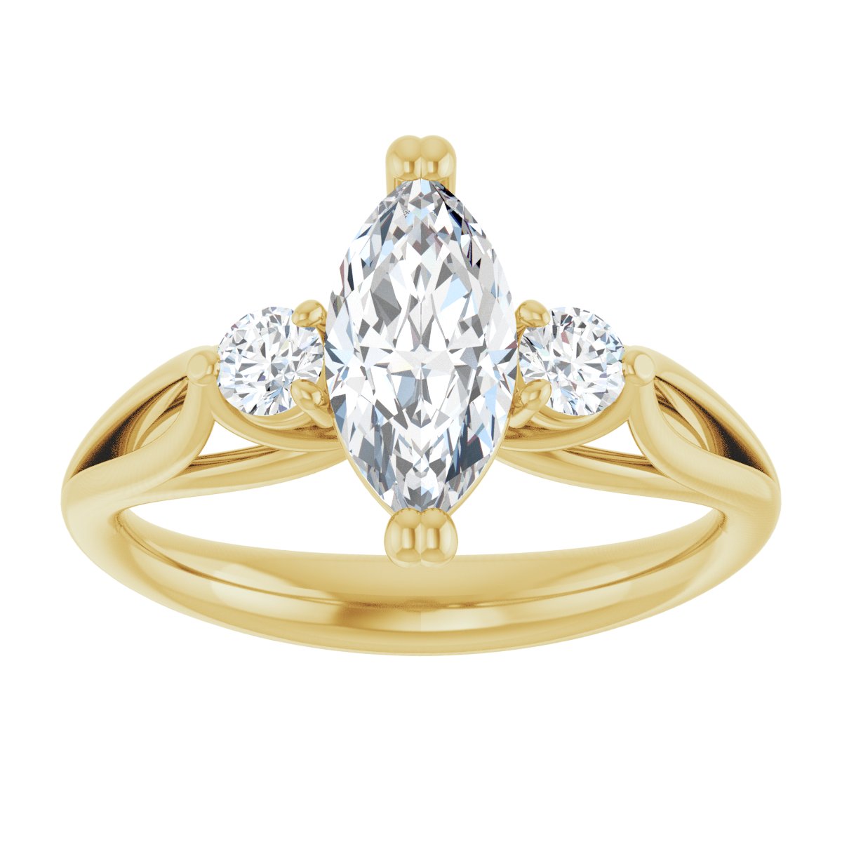 Three-Stone Engagement Ring
