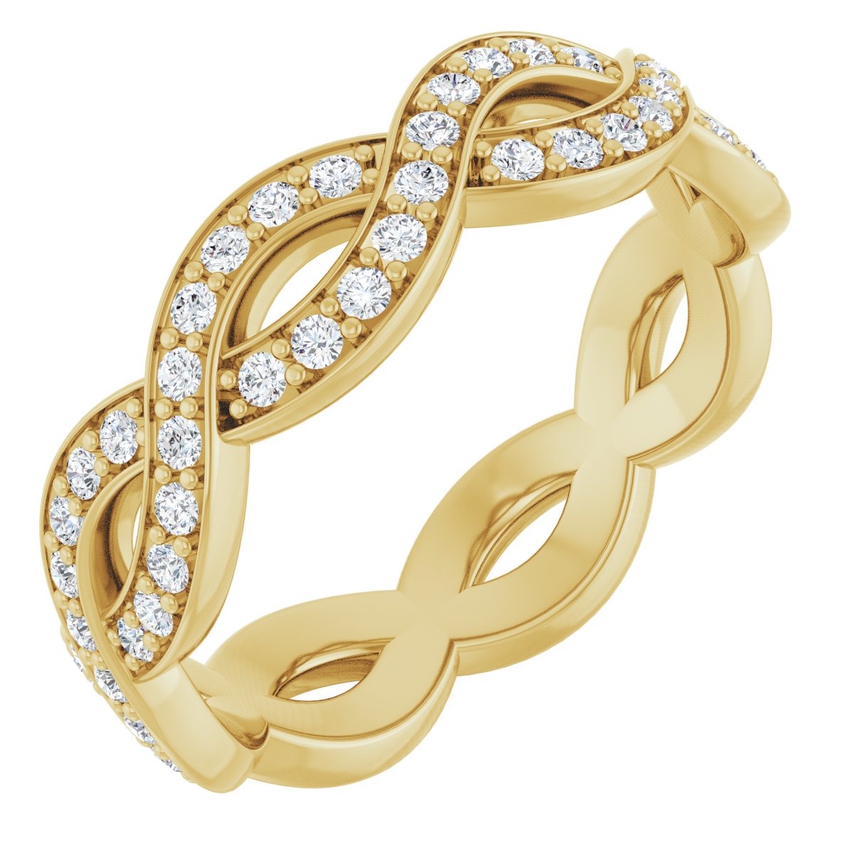 Classic Diamond Infiniti Band