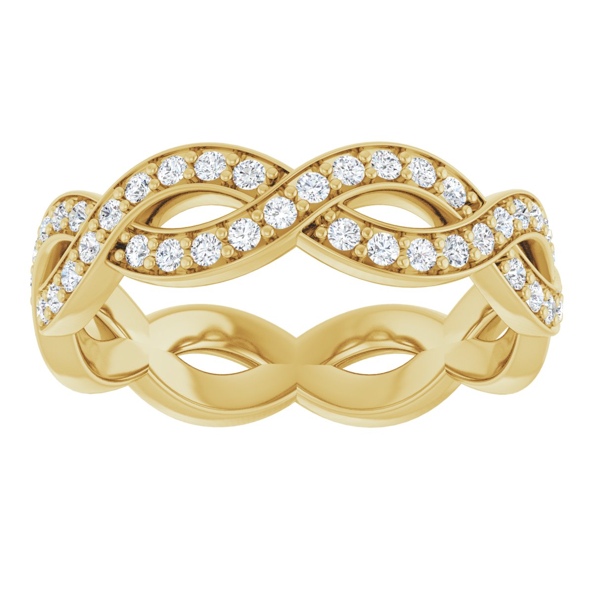 Classic Diamond Infiniti Band