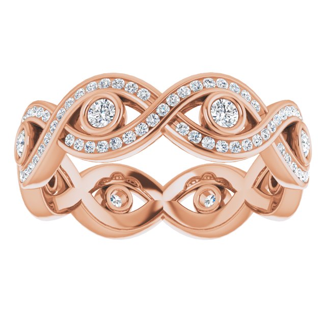 Diamond Evil Eye Ring