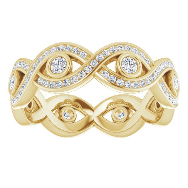 Diamond Evil Eye Ring