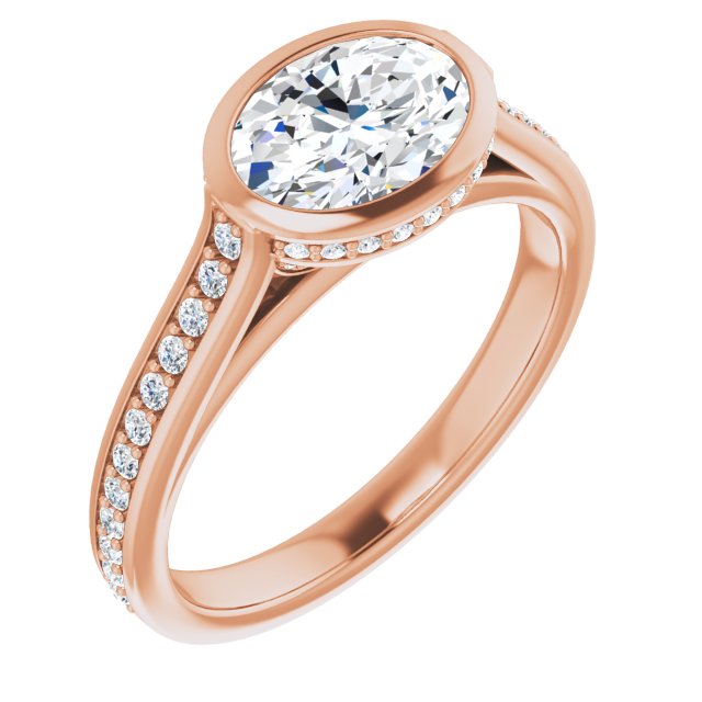 Bezel-Set Engagement Ring