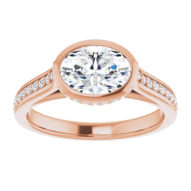 Bezel-Set Engagement Ring