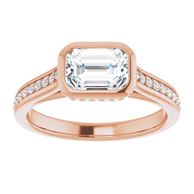 Bezel-Set Engagement Ring