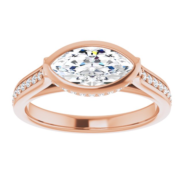 Bezel-Set Engagement Ring