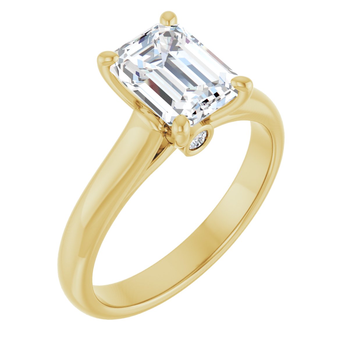 Accented Engagement Ring
