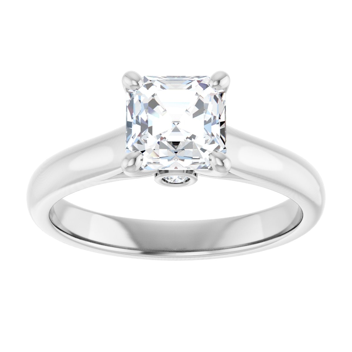 Accented Engagement Ring