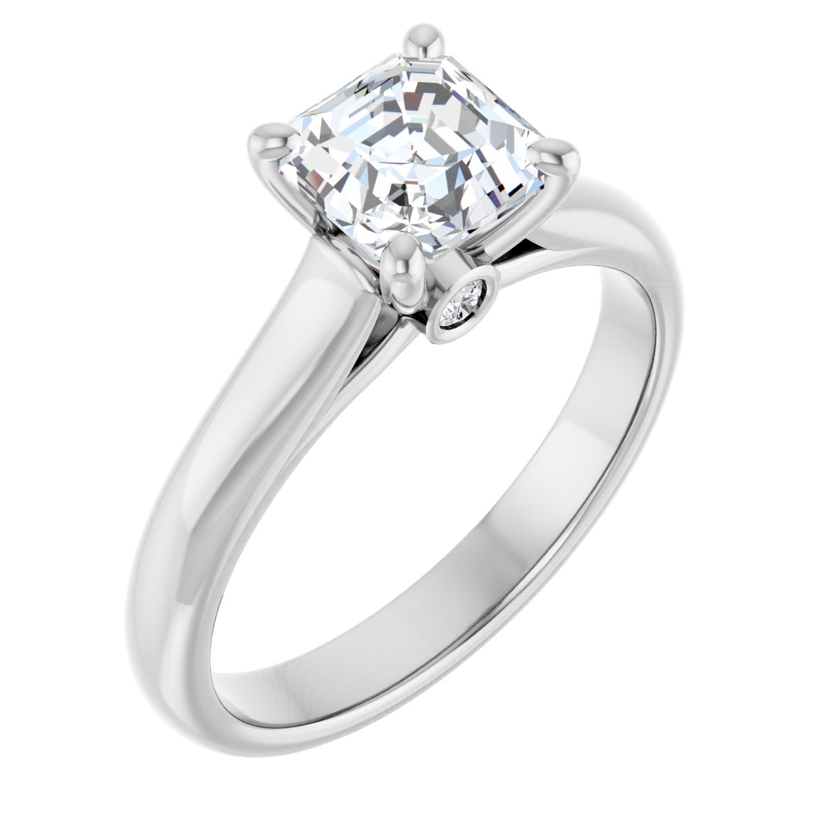 Accented Engagement Ring