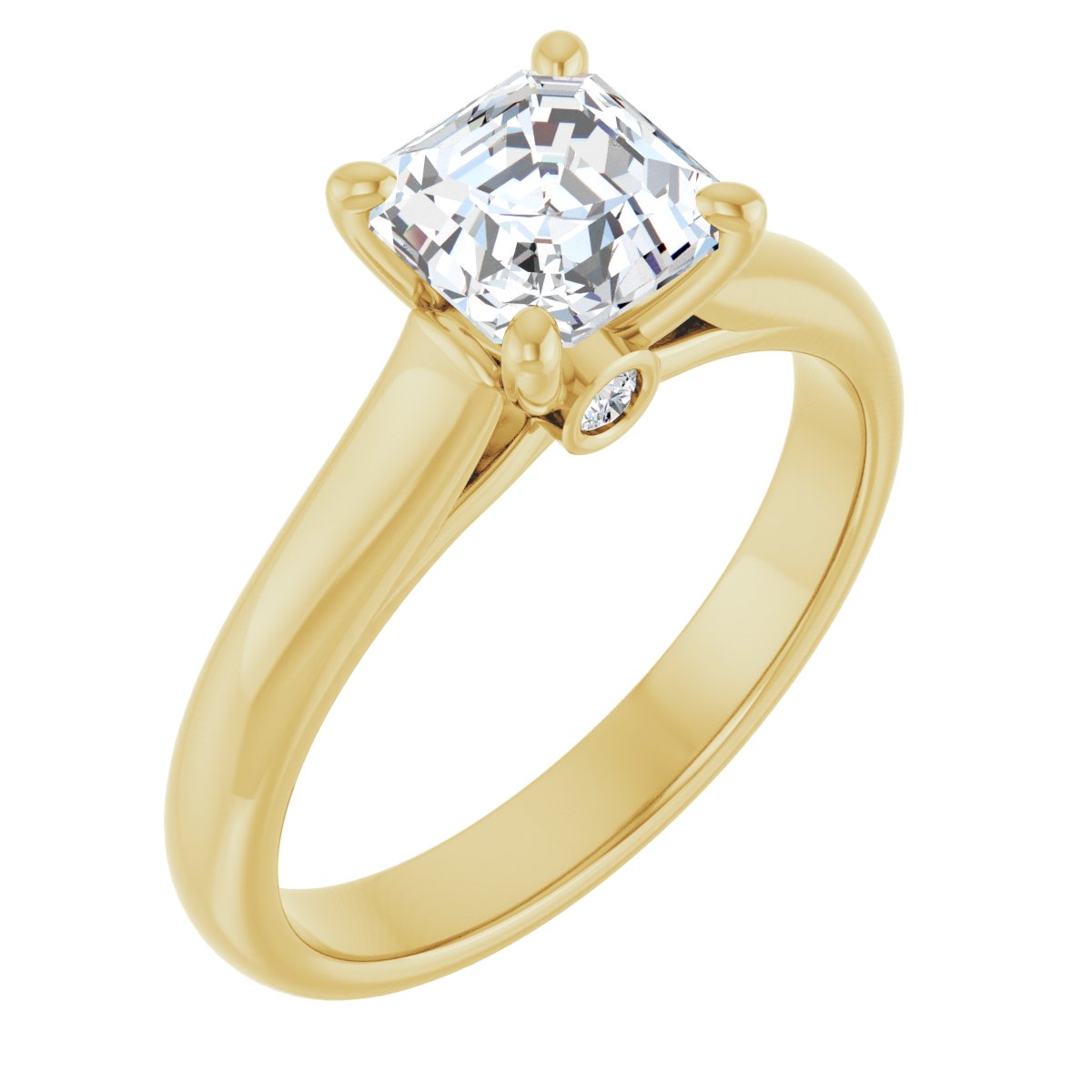Accented Engagement Ring