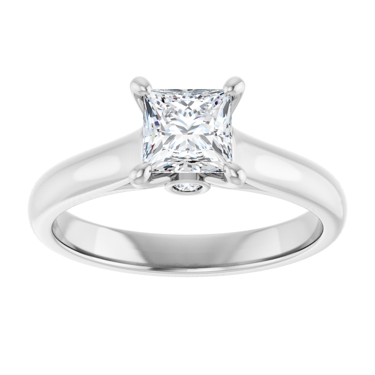 Accented Engagement Ring