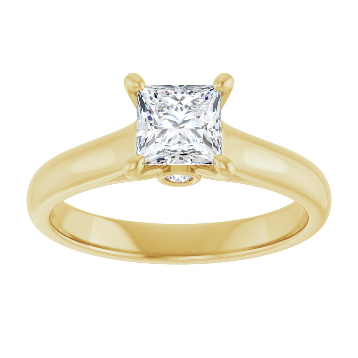 Accented Engagement Ring