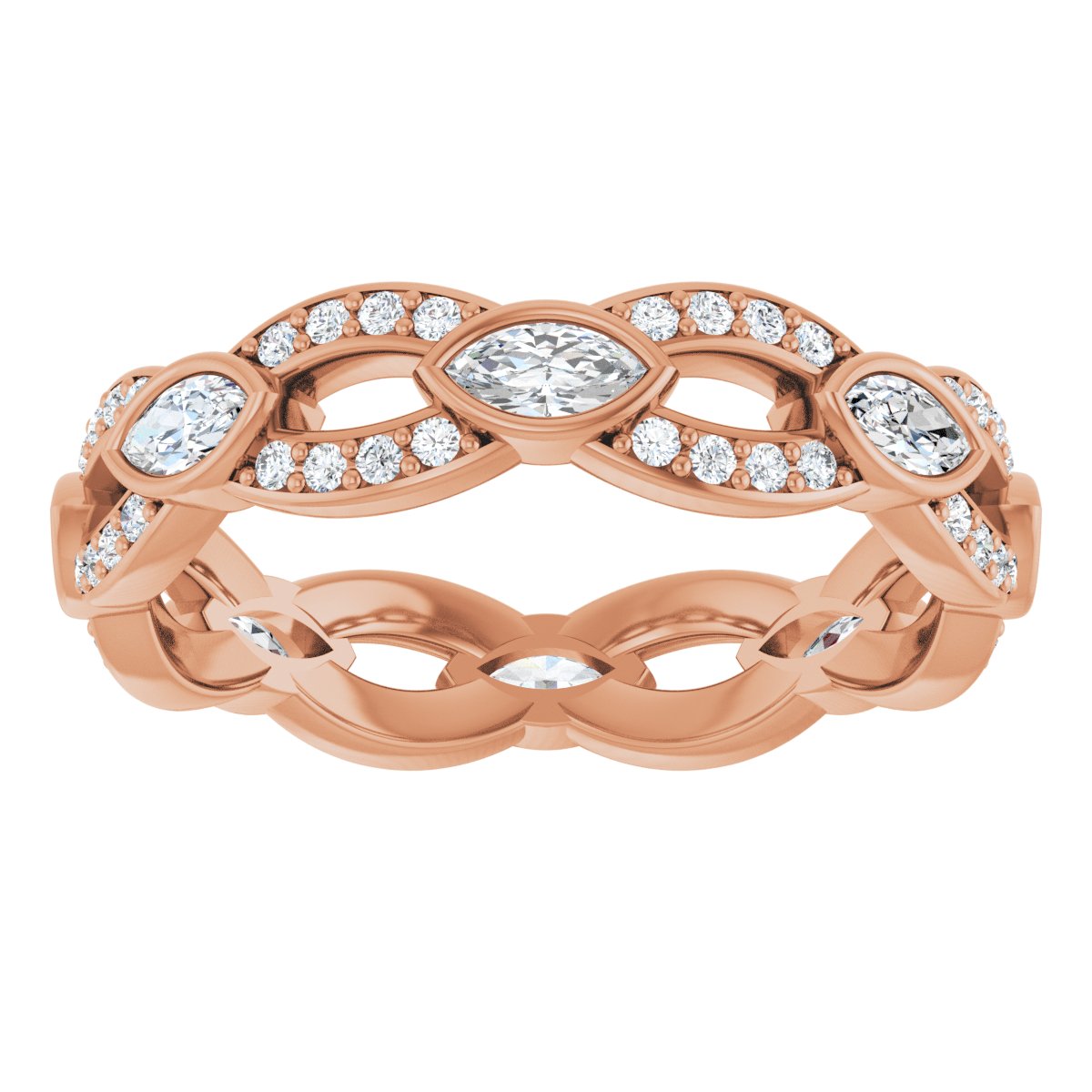 Marquise Diamond Infinity Band