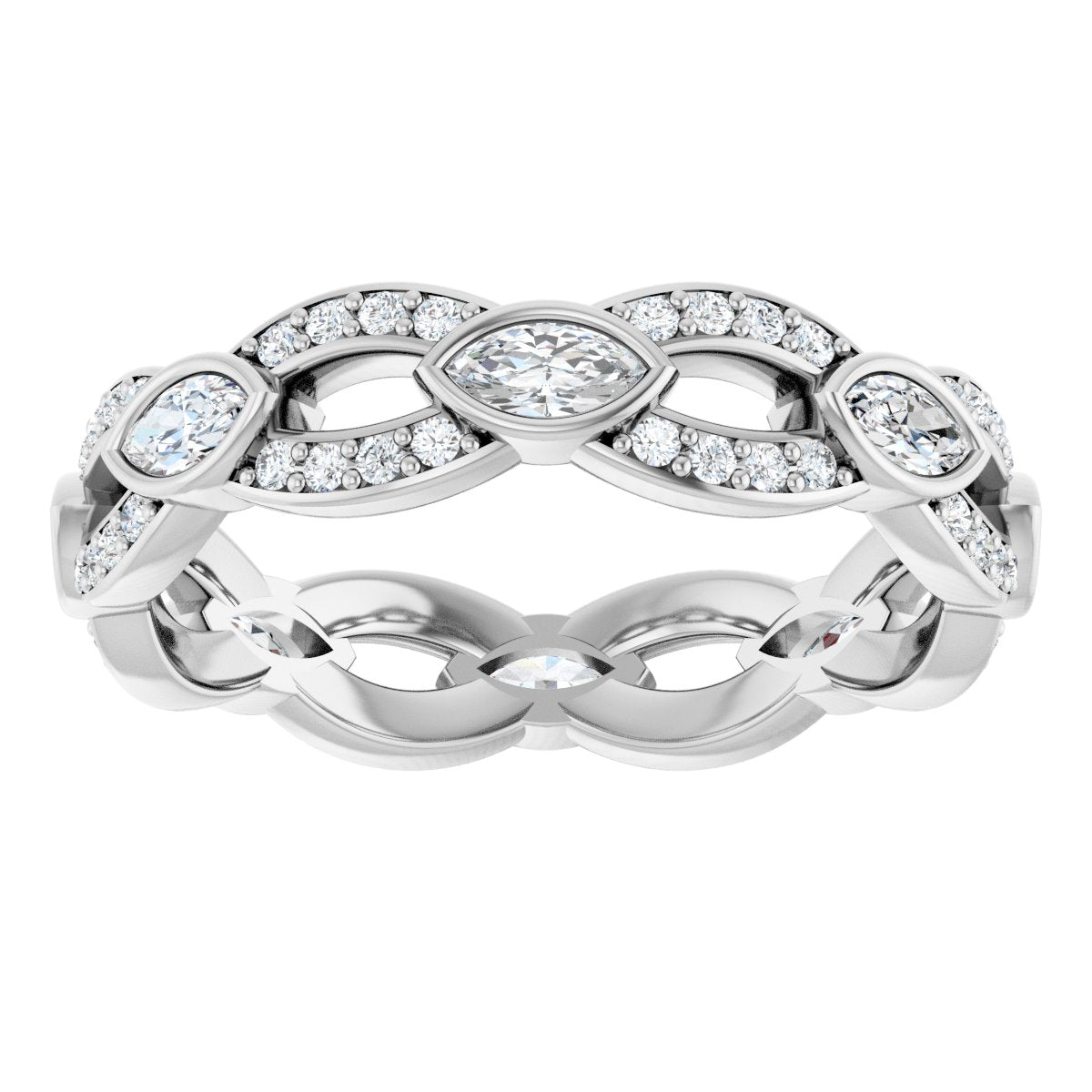 Marquise Diamond Infinity Band