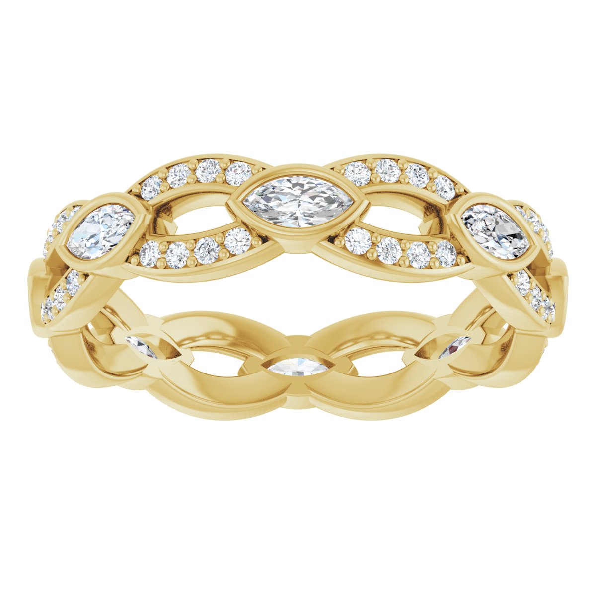 Marquise Diamond Infinity Band