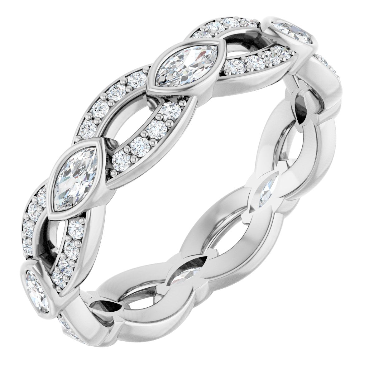 Marquise Diamond Infinity Band