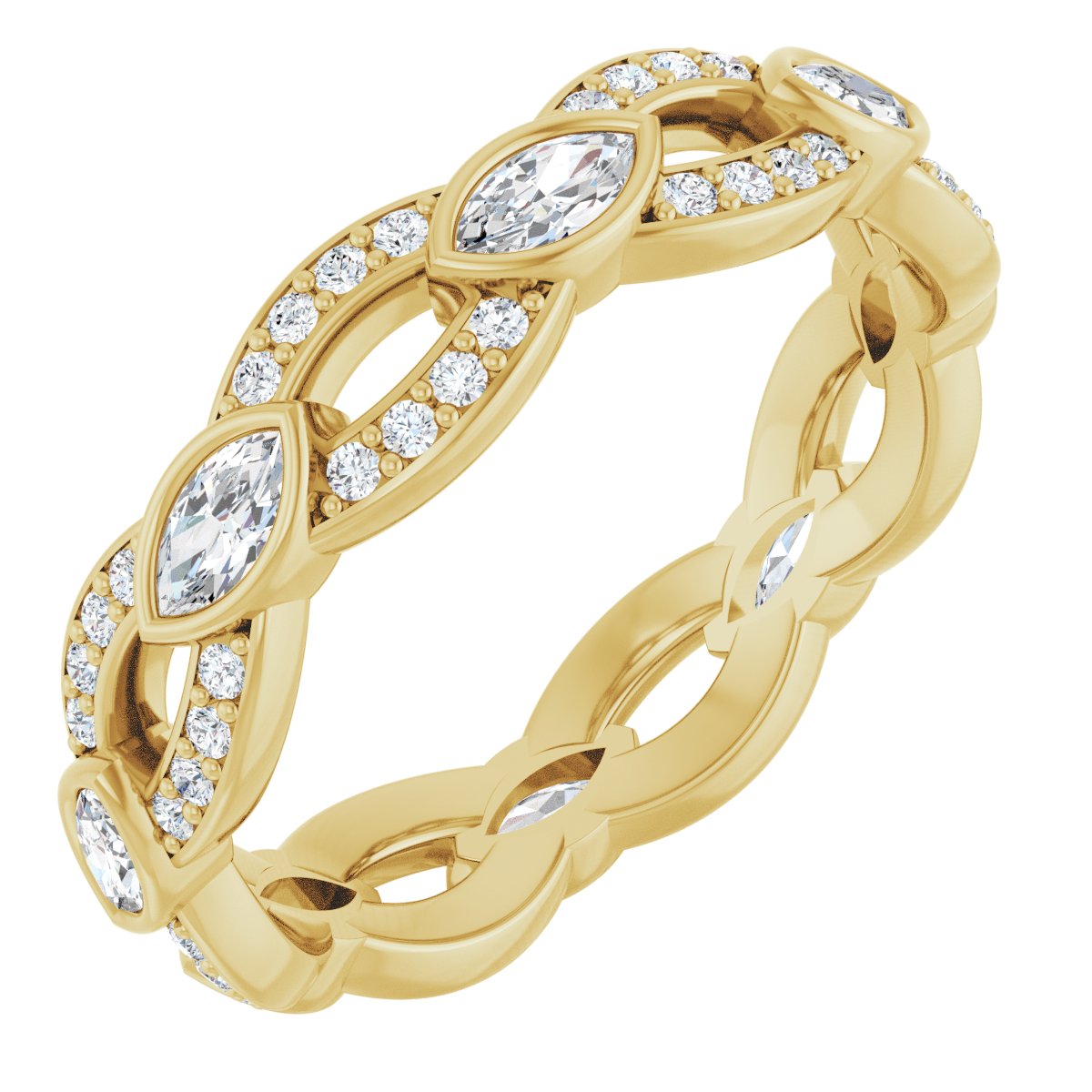 Marquise Diamond Infinity Band