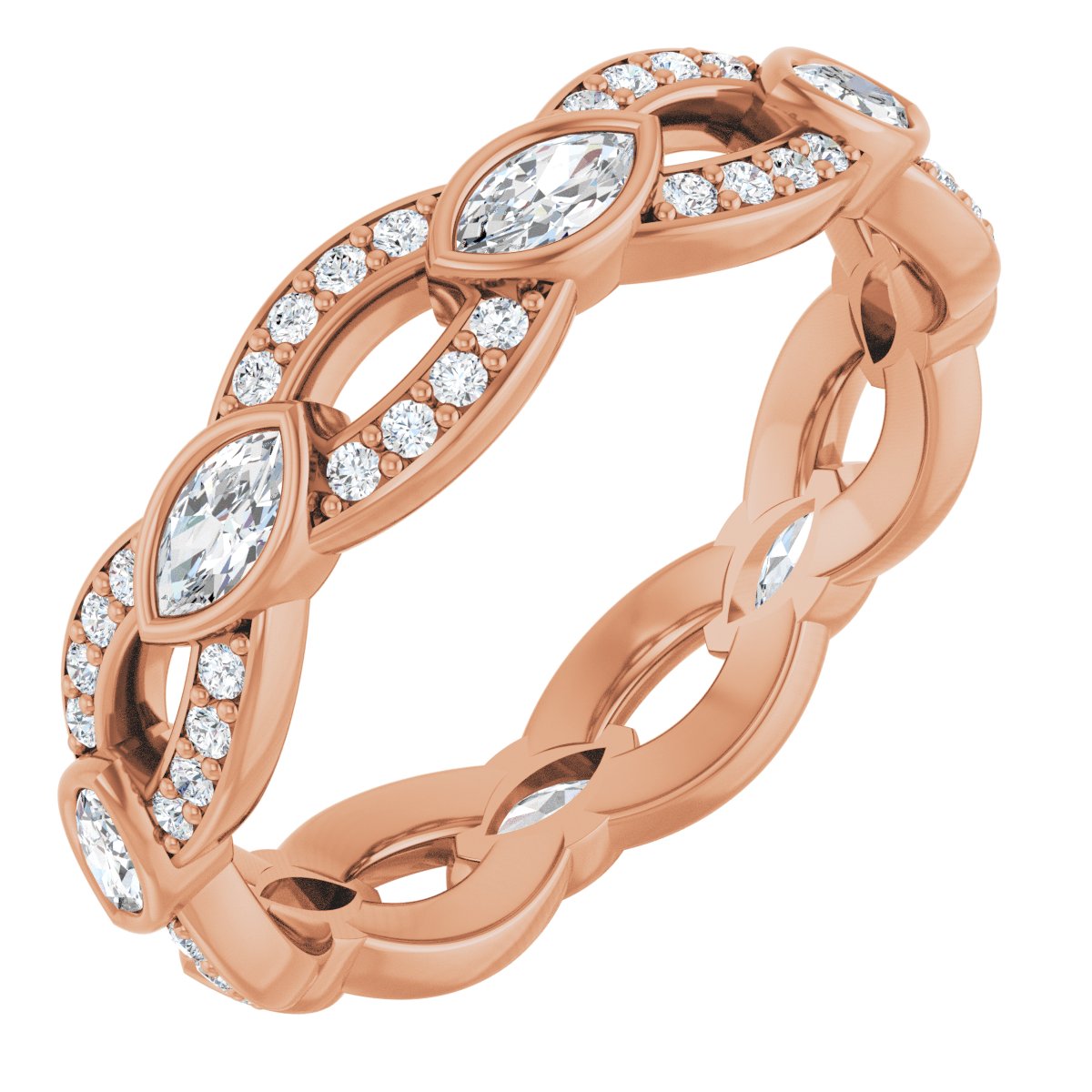 Marquise Diamond Infinity Band