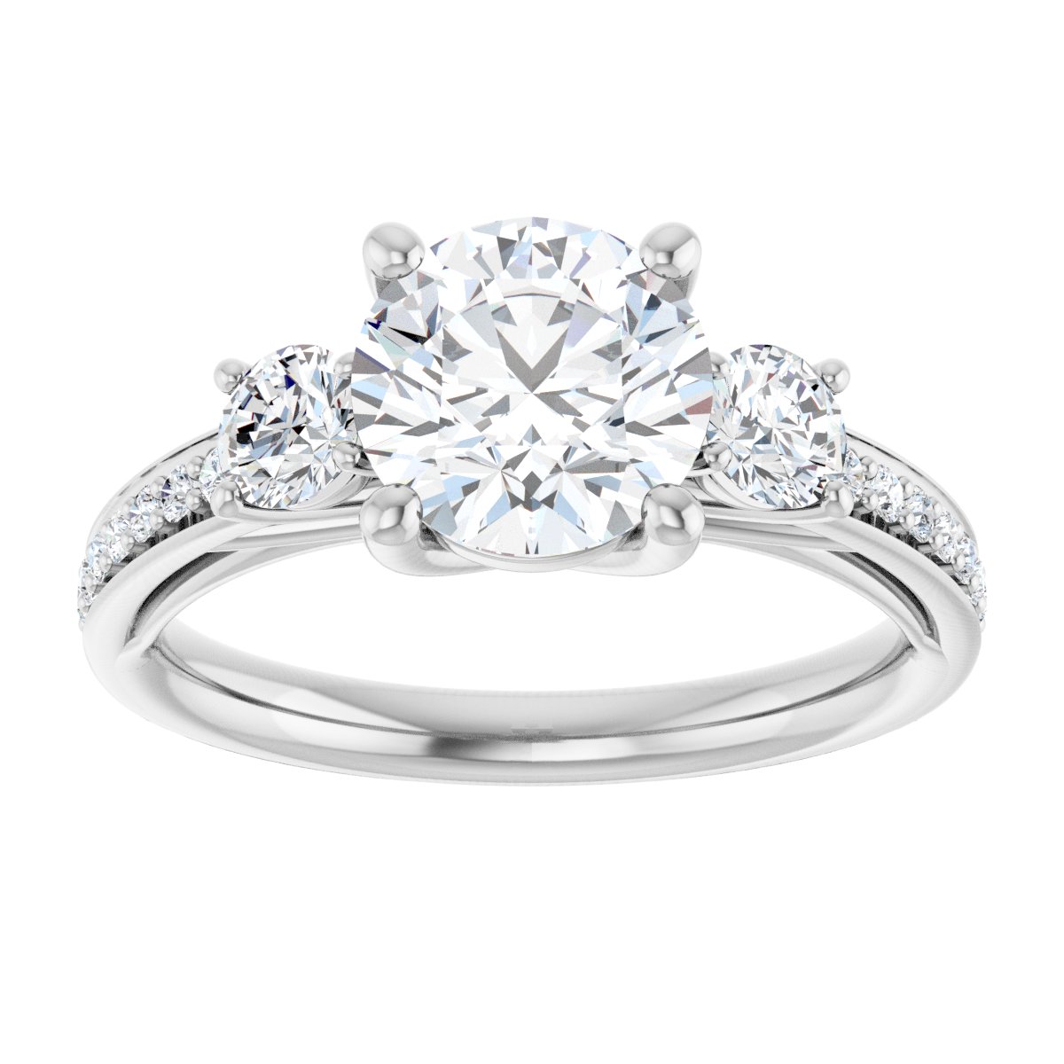 Three-Stone Engagement Ring