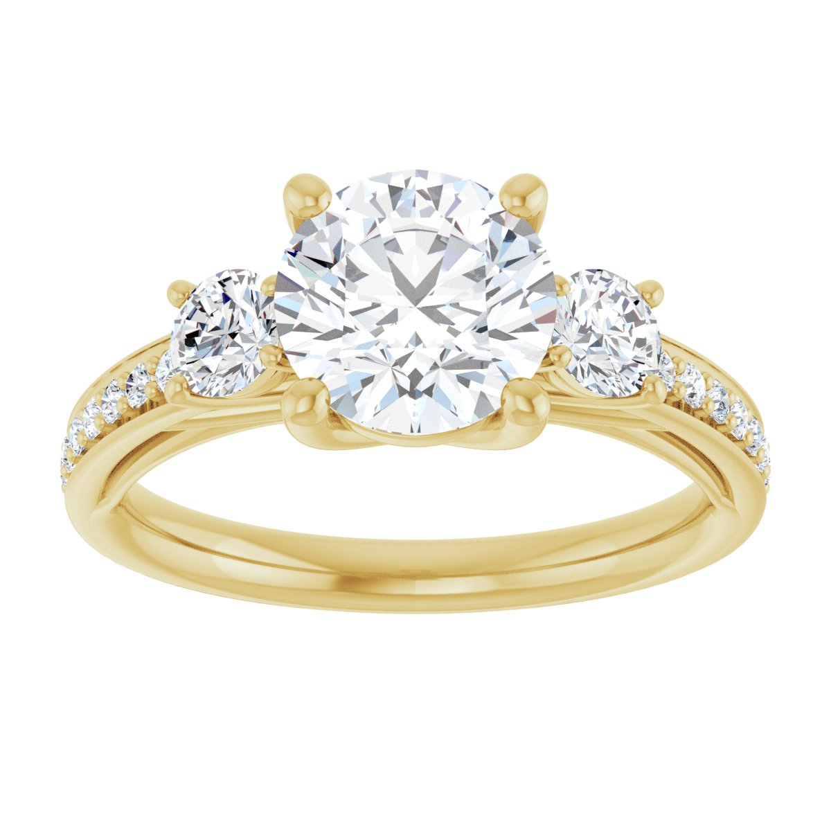 Three-Stone Engagement Ring