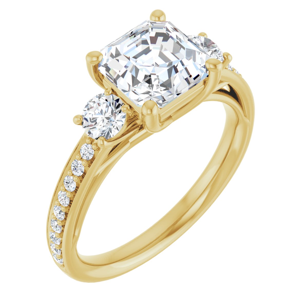 Three-Stone Engagement Ring