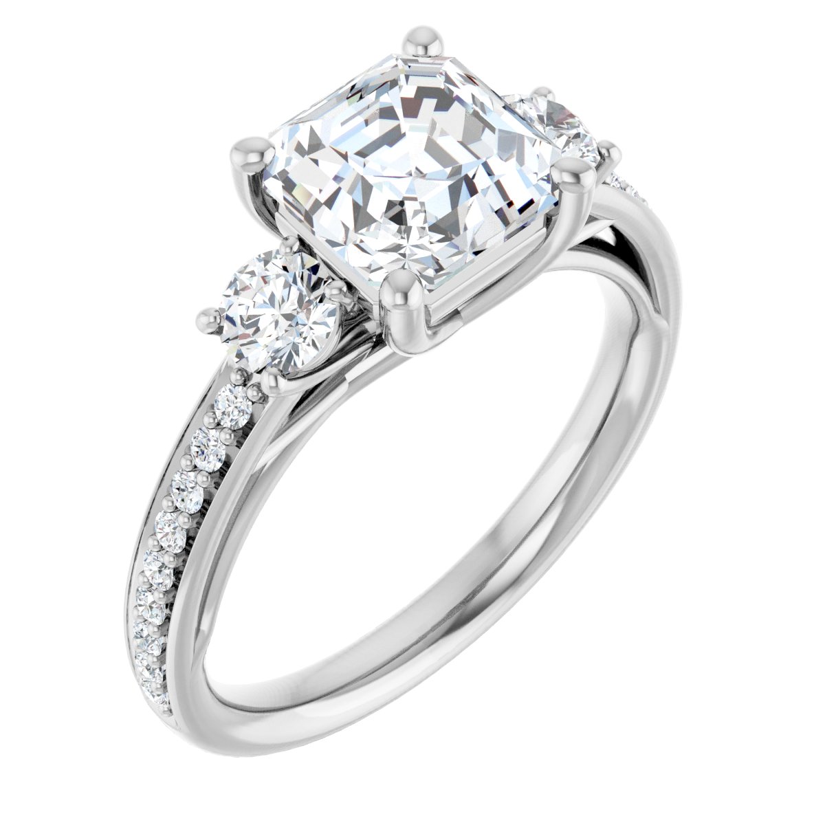 Three-Stone Engagement Ring