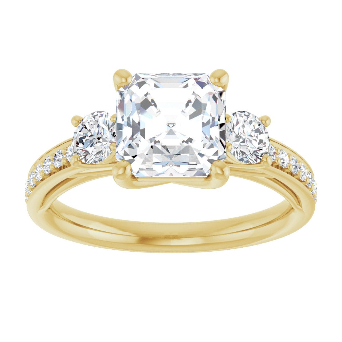 Three-Stone Engagement Ring
