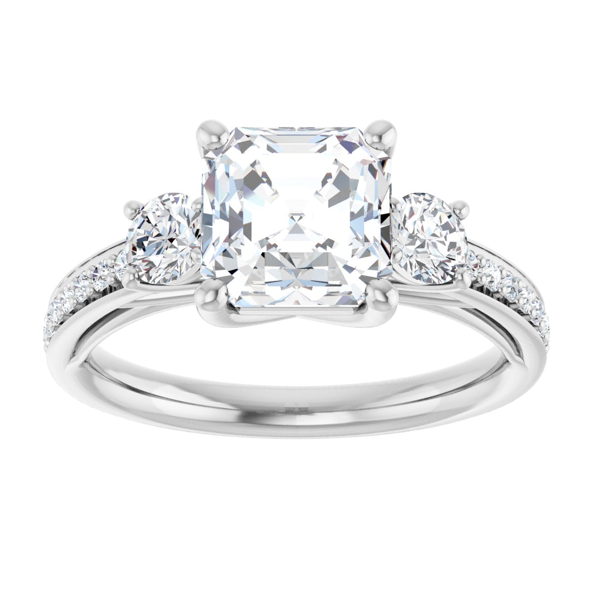 Three-Stone Engagement Ring