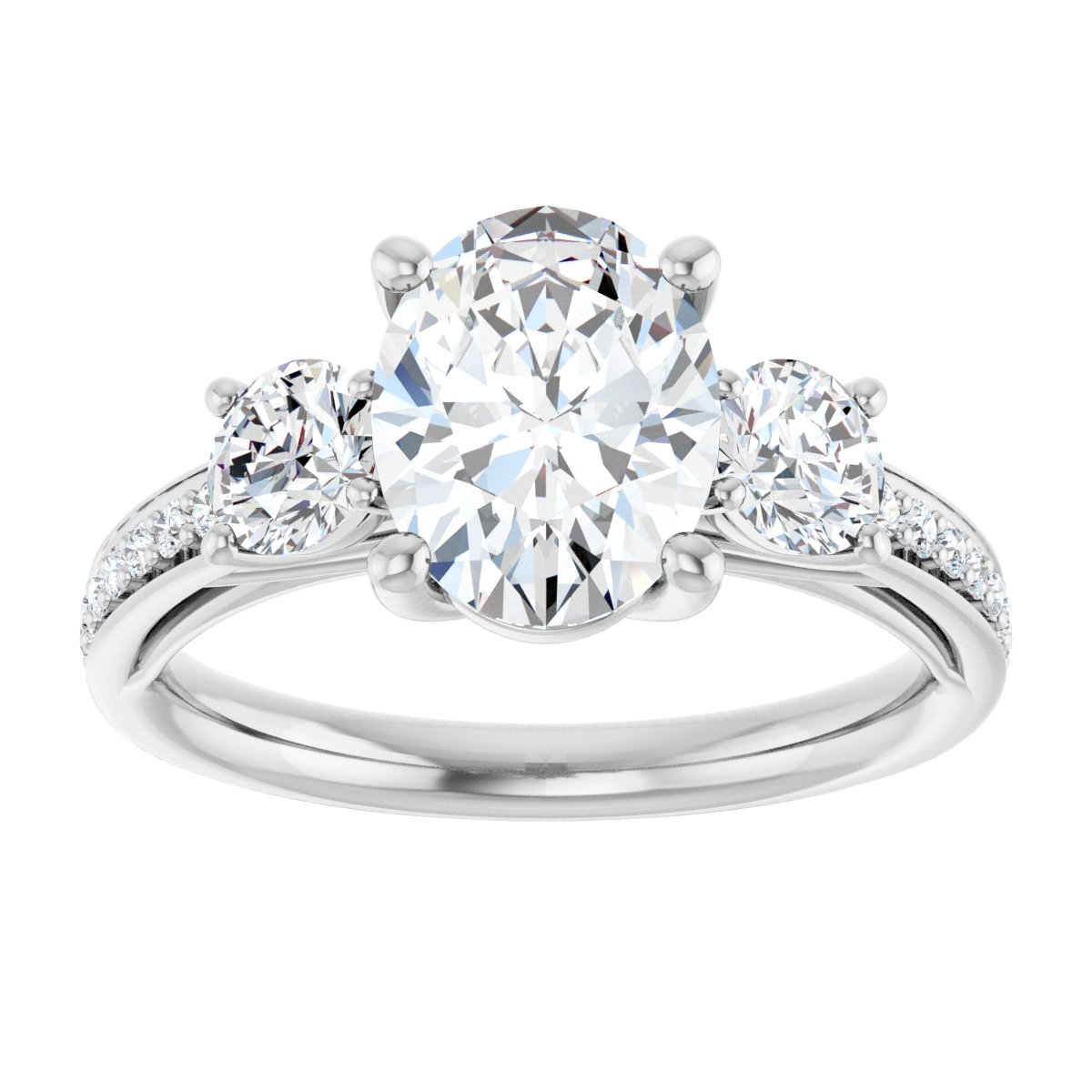 Three-Stone Engagement Ring