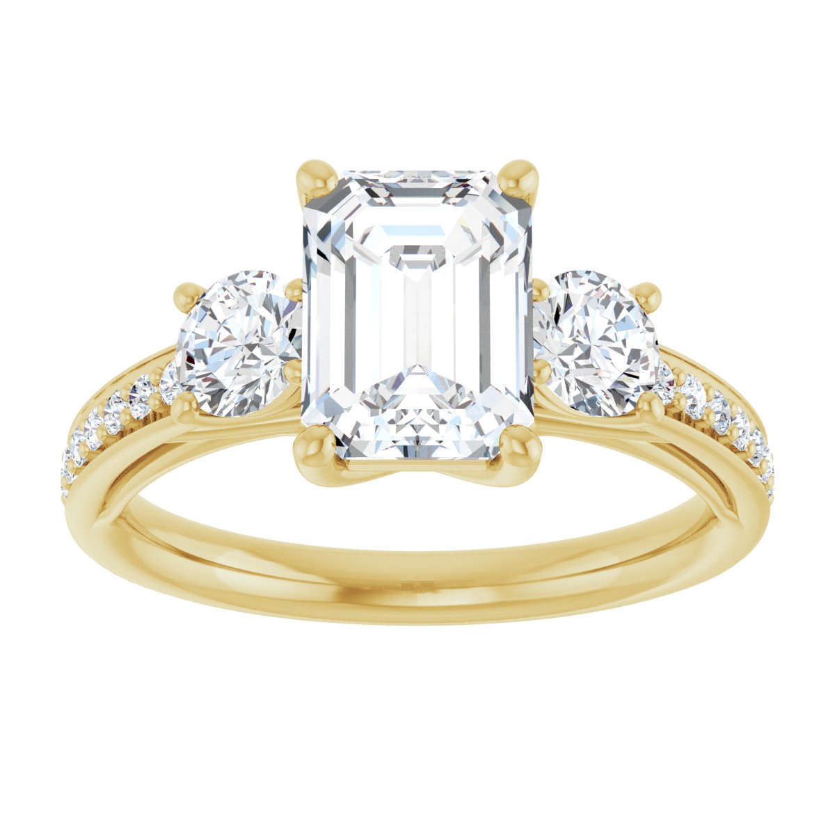Three-Stone Engagement Ring
