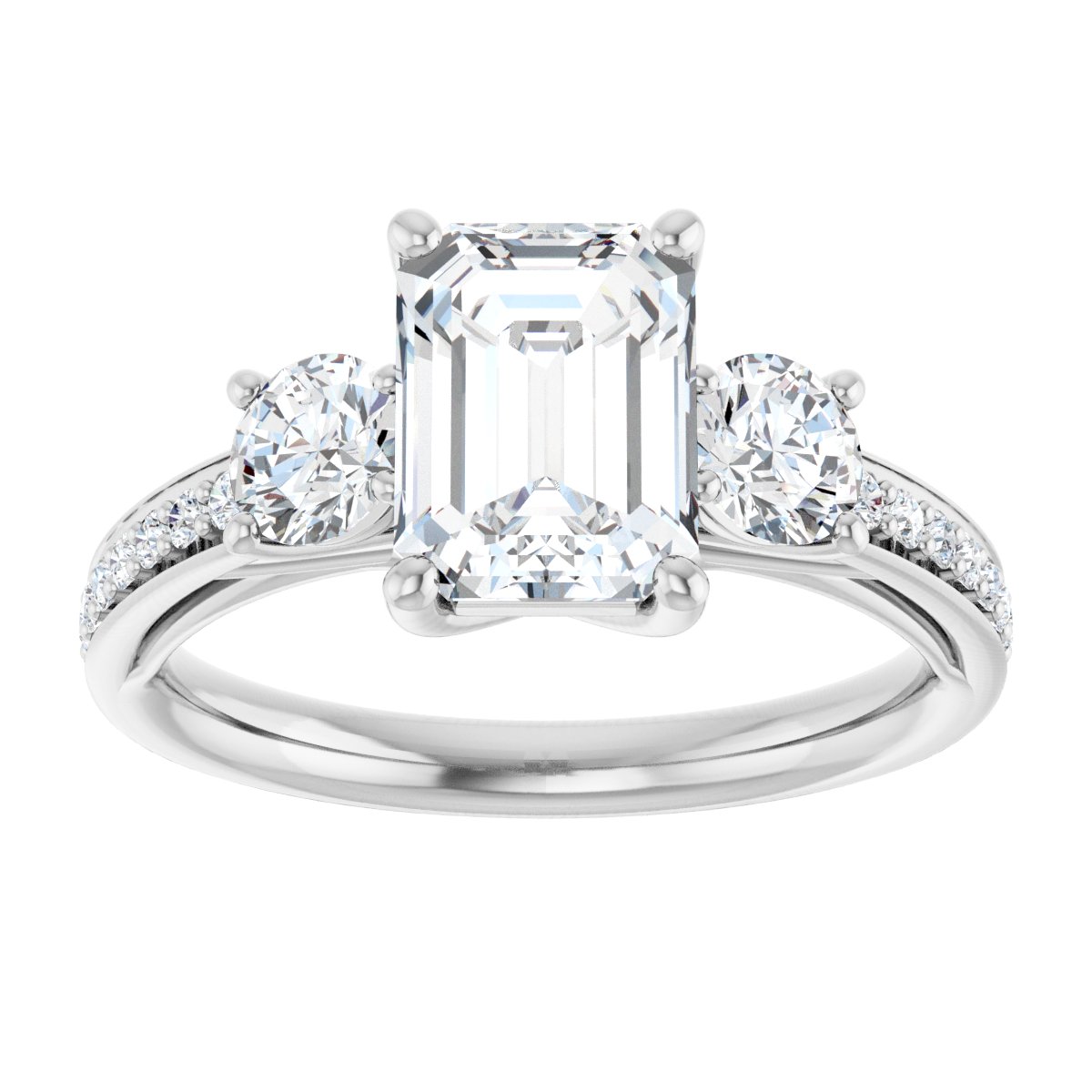 Three-Stone Engagement Ring